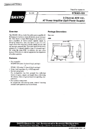 Datasheet STK400-050 manufacturer Sanyo